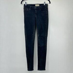 Maison Scotch Black Le Voyage Legging Jeans Size 26